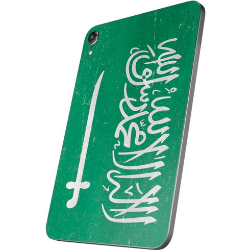 Saudi Arabia Flag Distressed Apple iPad Mini Skin